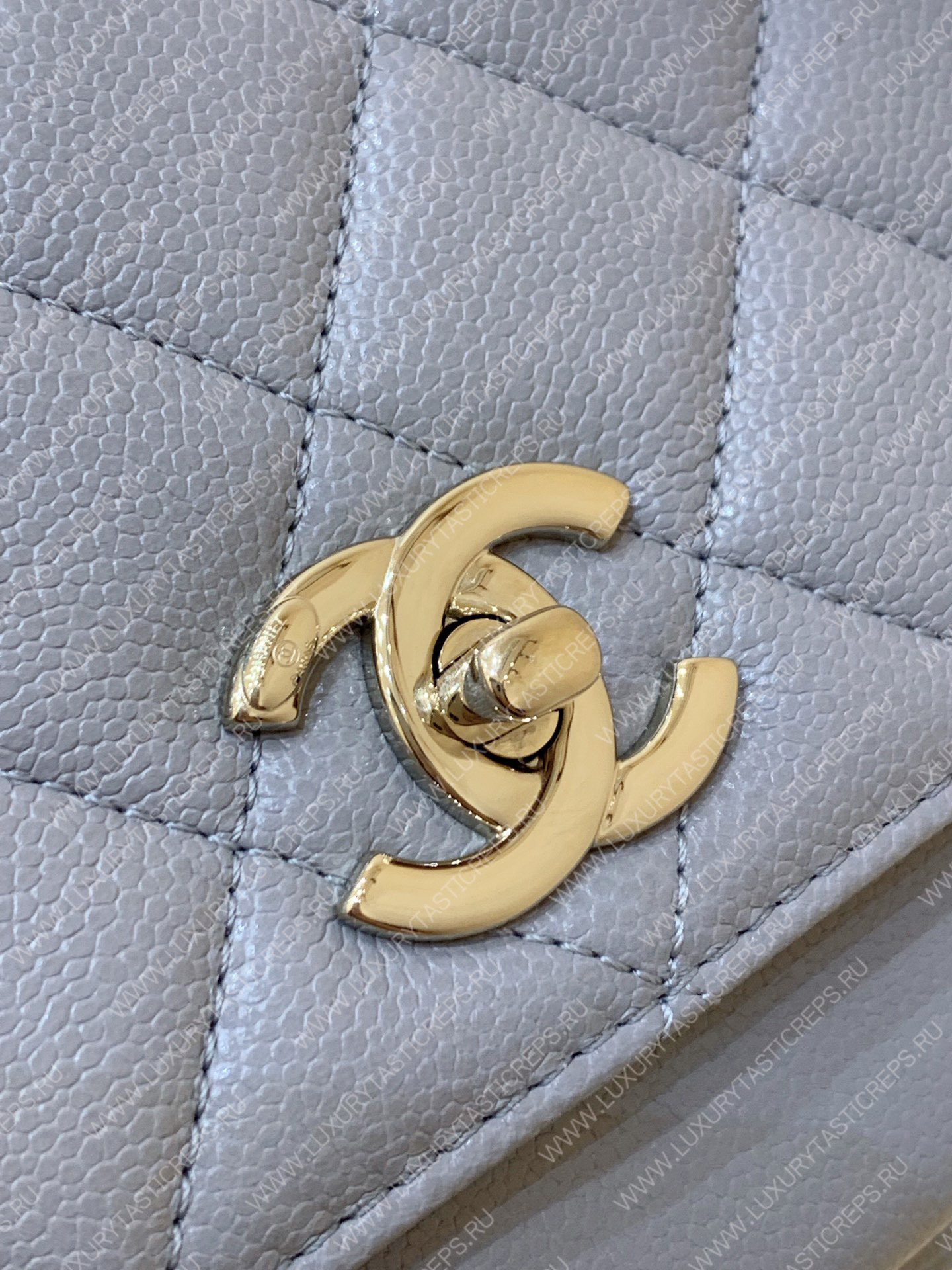 Ch*el small business affinity flap bag grey a93749