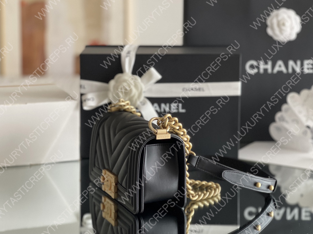 Ch*el small boy handbag black a67085