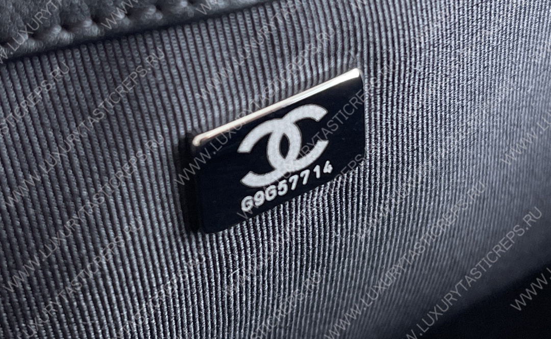 Ch*el boy handbag black a67086