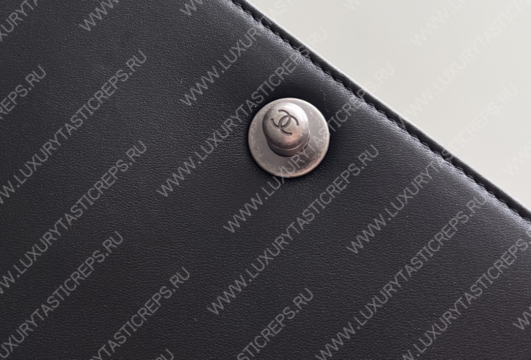 Ch*el boy handbag black a67086