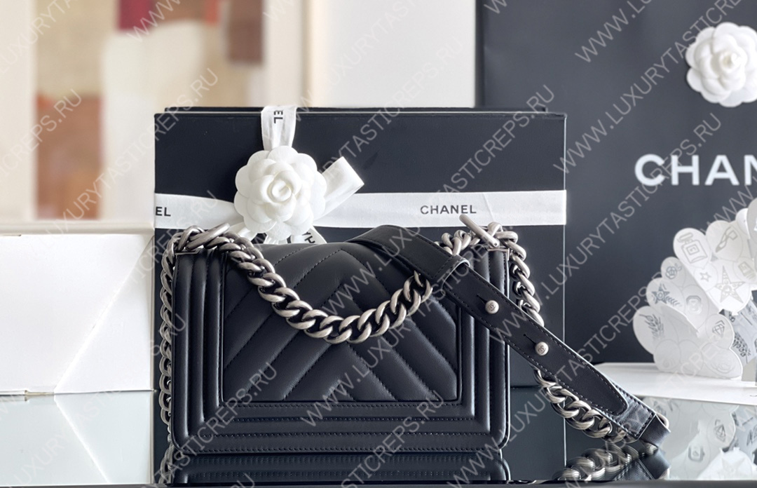 Ch*el small boy handbag black a67085