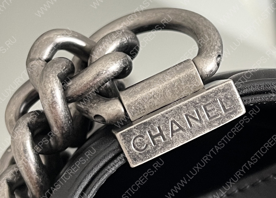 Ch*el small boy handbag black a67085