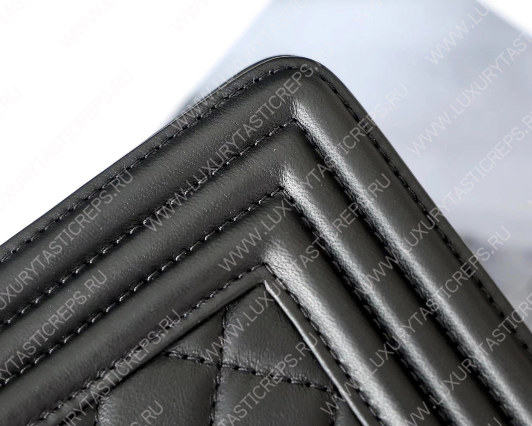 Ch*el boy handbag black a67086