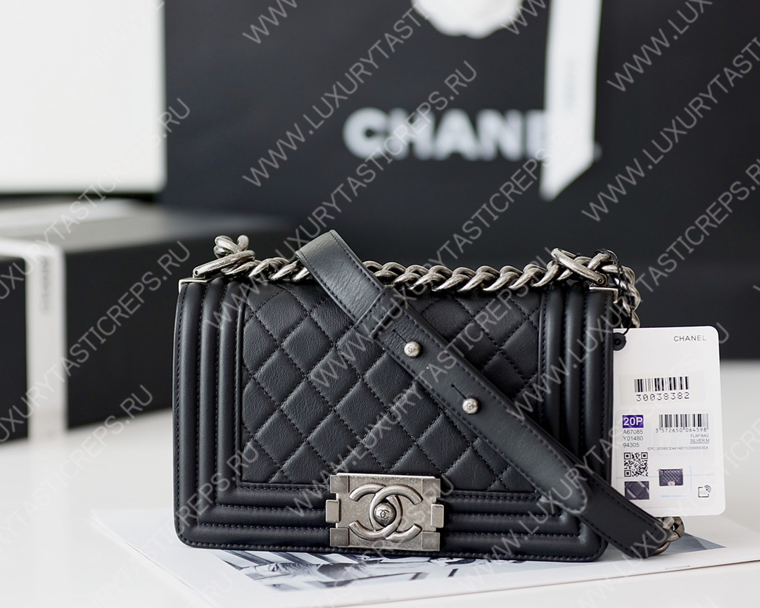 Ch*el small boy handbag black a67085