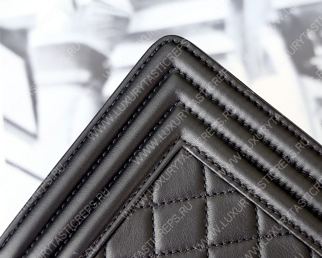 Ch*el small boy handbag black a67085