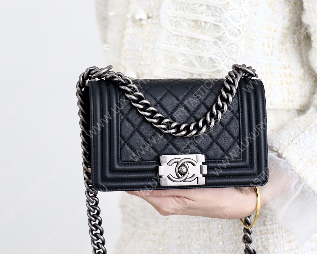 Ch*el small boy handbag black a67085