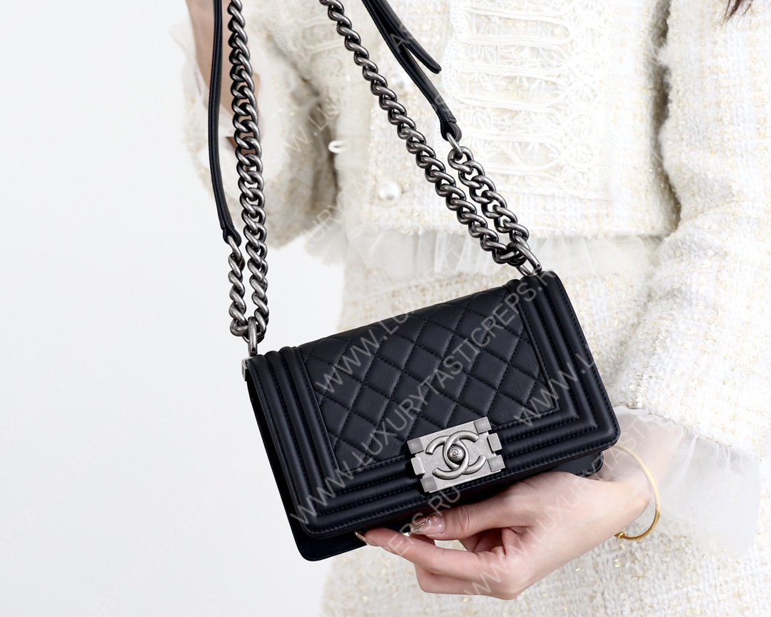 Ch*el small boy handbag black a67085