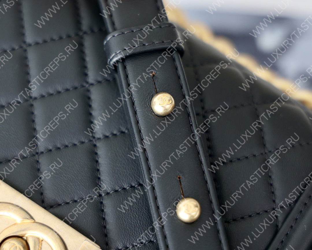 Ch*el small boy handbag black a67085