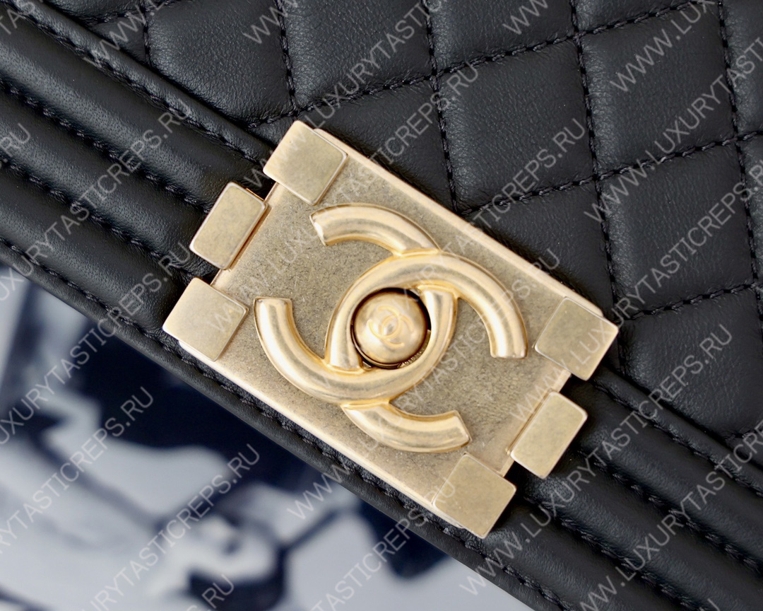 Ch*el small boy handbag black a67085