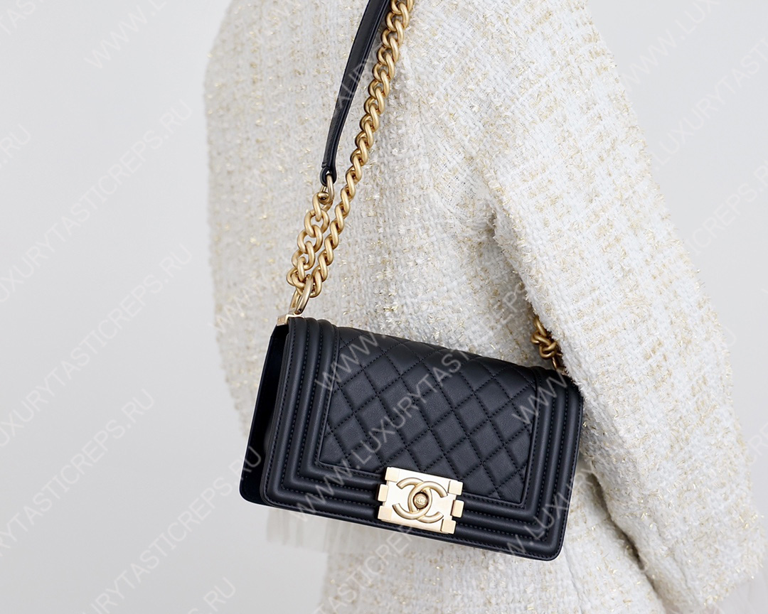 Ch*el small boy handbag black a67085