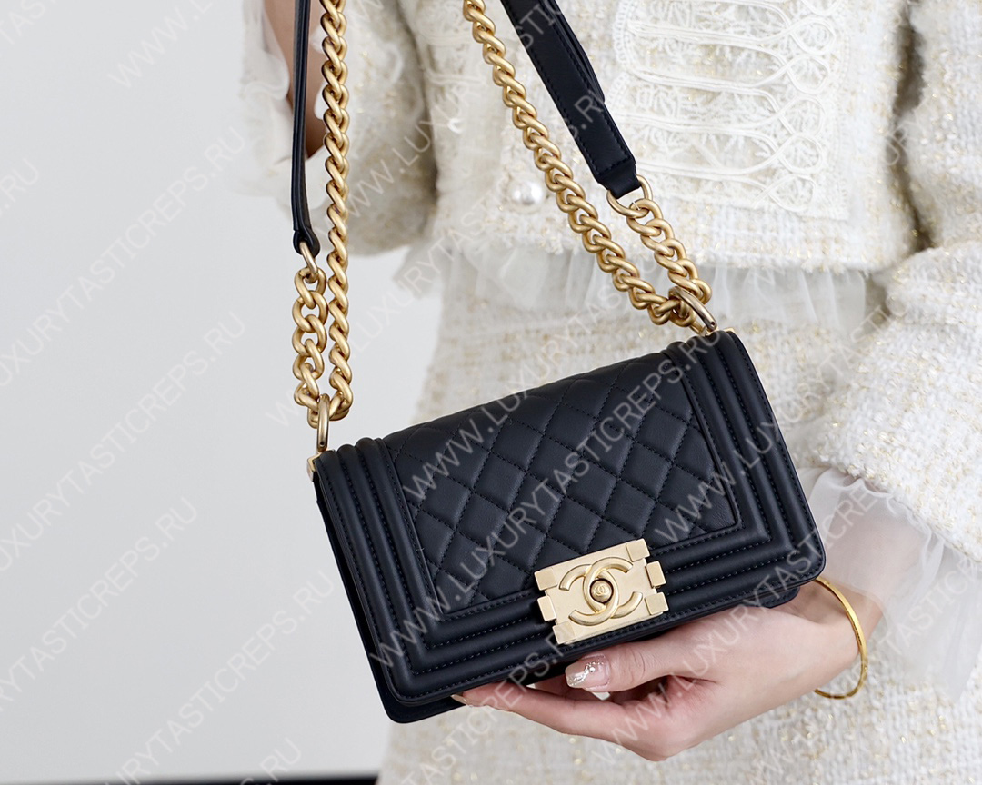Ch*el small boy handbag black a67085