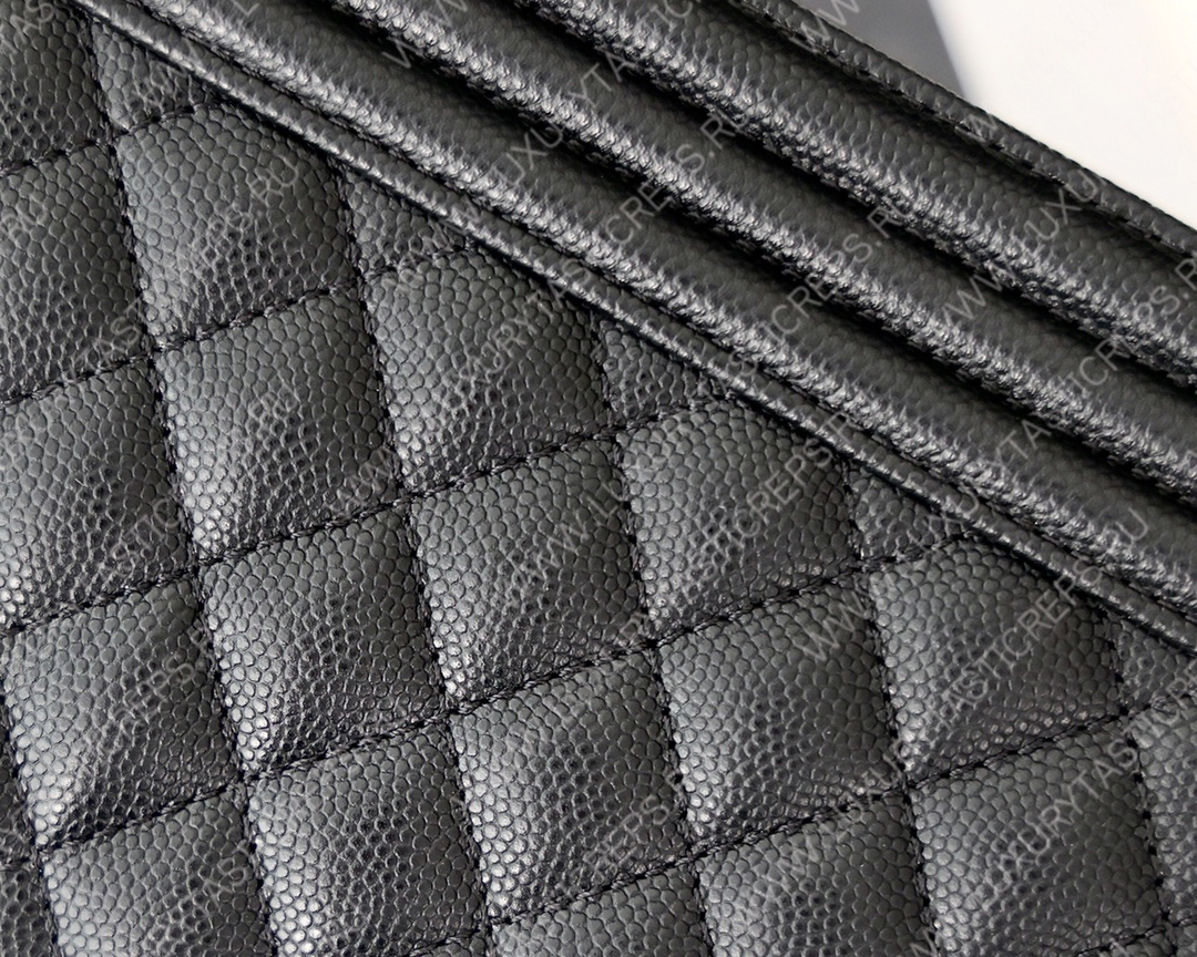 Ch*el boy handbag black a67086