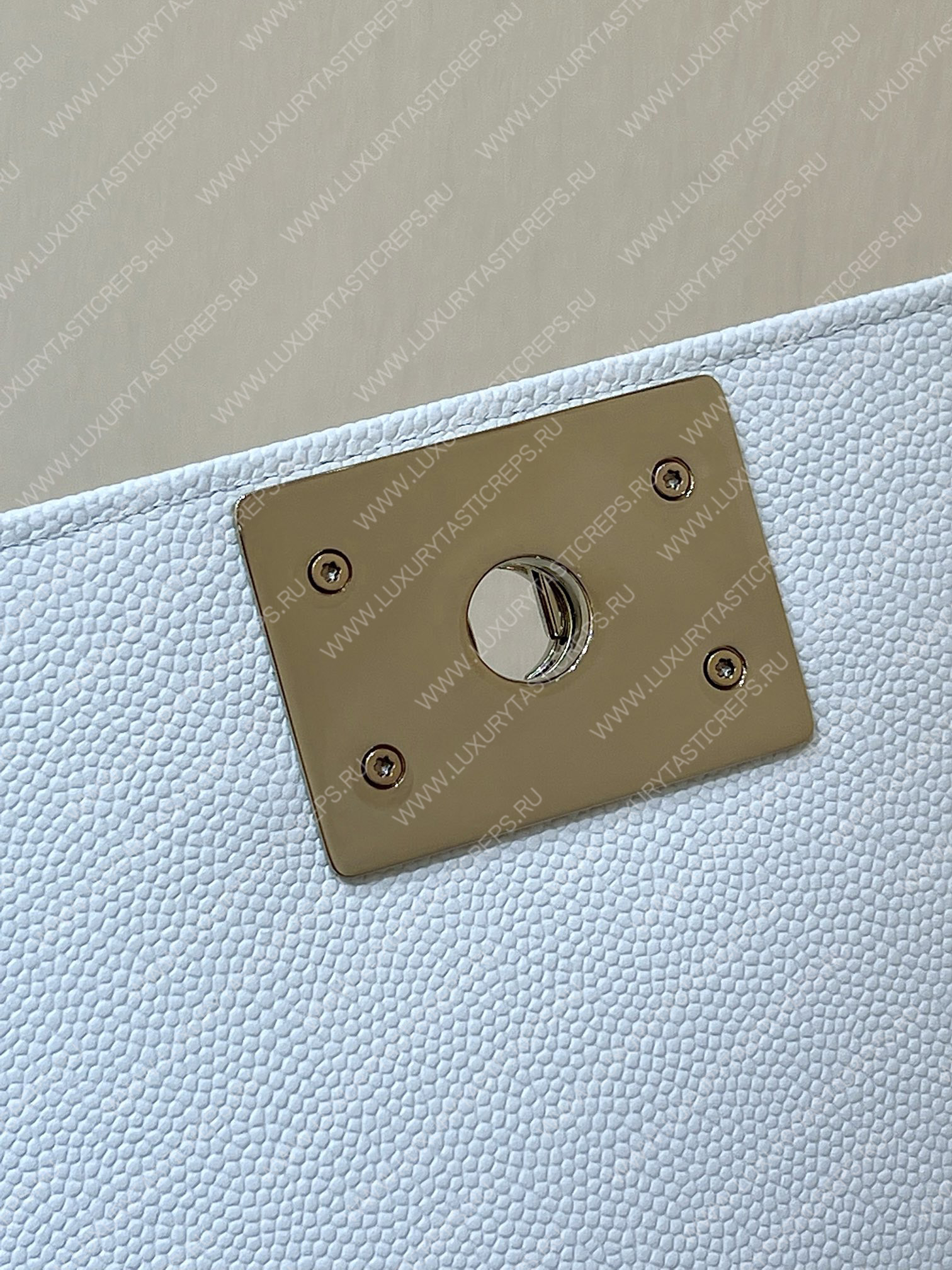 Ch*el boy handbag white a67086