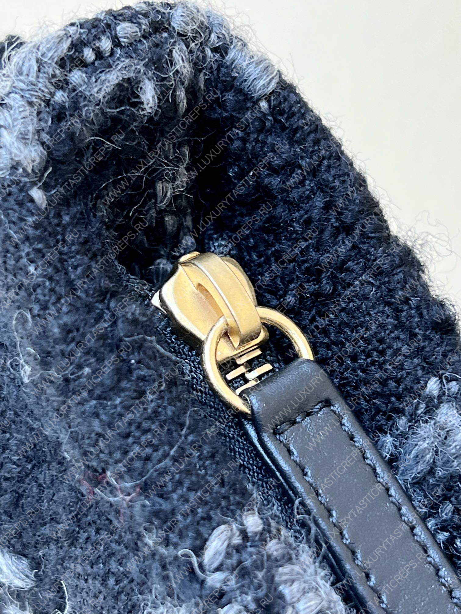 Ch*el hobo handbag black as3562