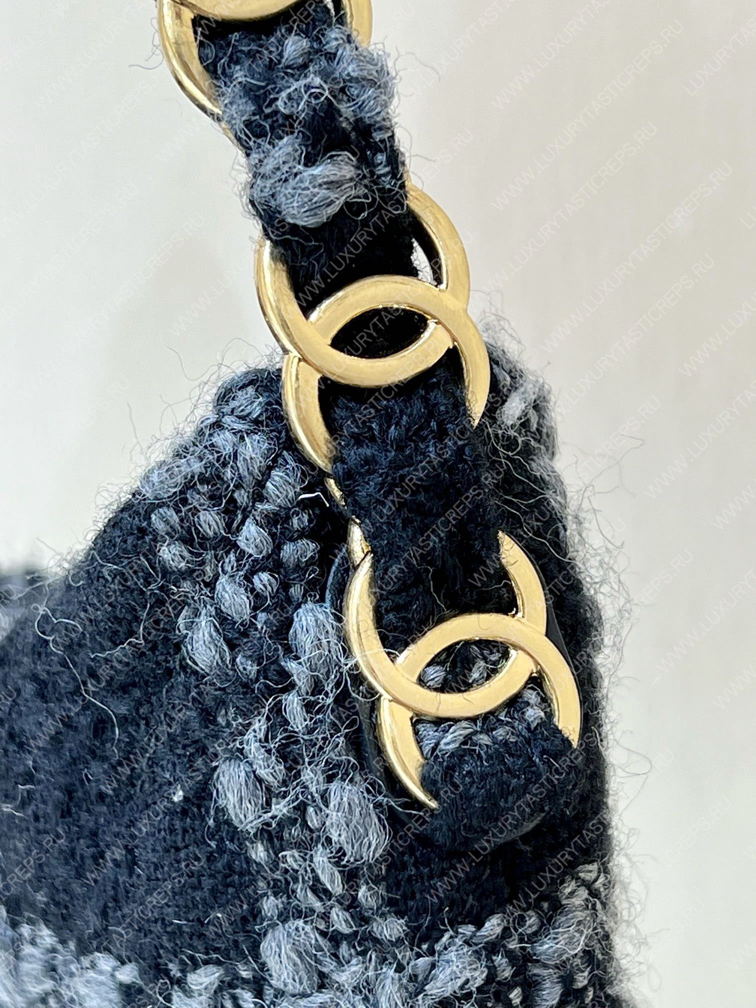 Ch*el hobo handbag black as3562