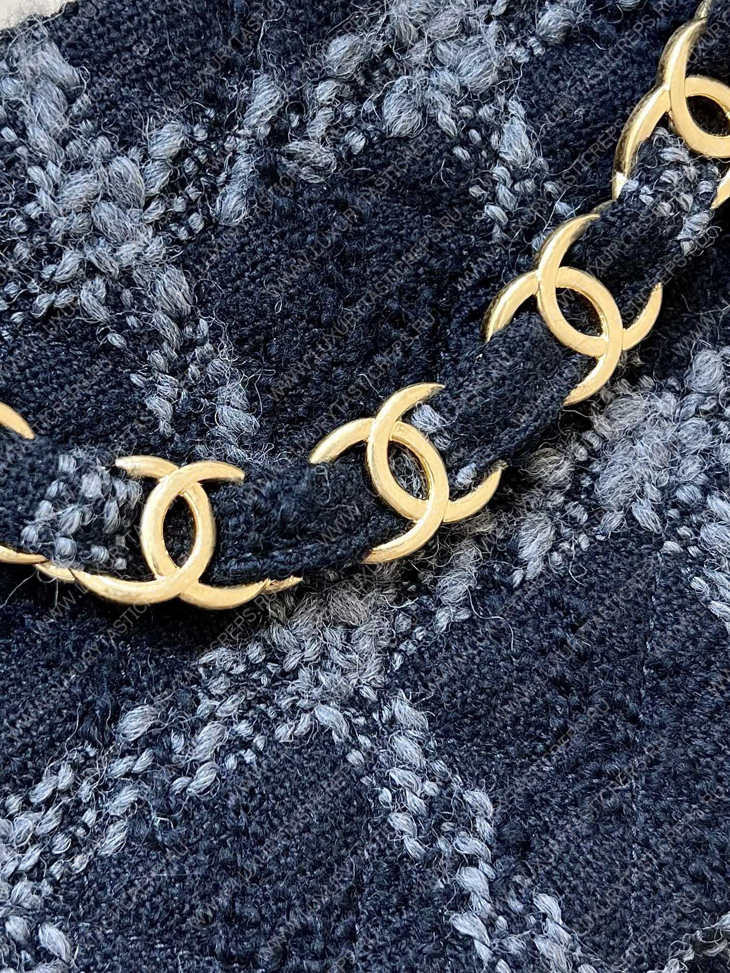 Ch*el hobo handbag black as3562