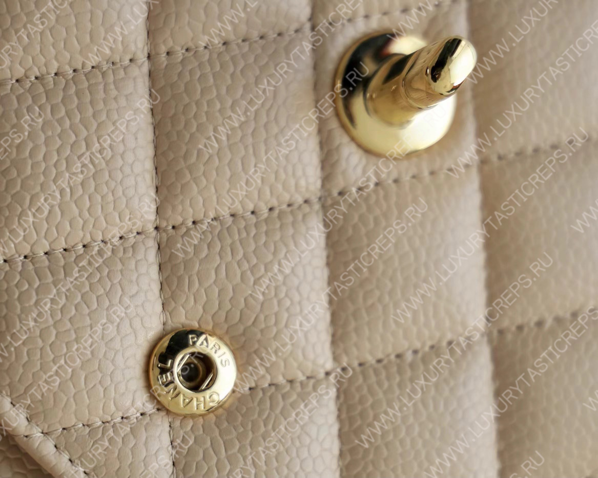 Ch*el classic medium flap bag beige a01112