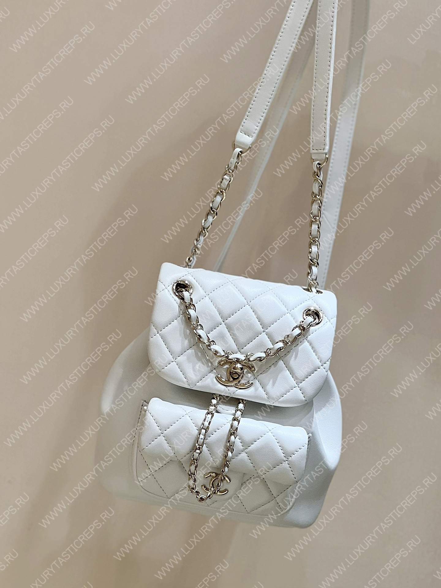 Ch*el duma backpack white as1160