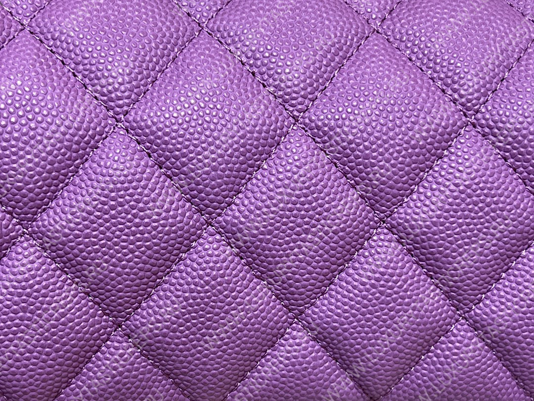 Ch*el small classic handbag bag purple a01113