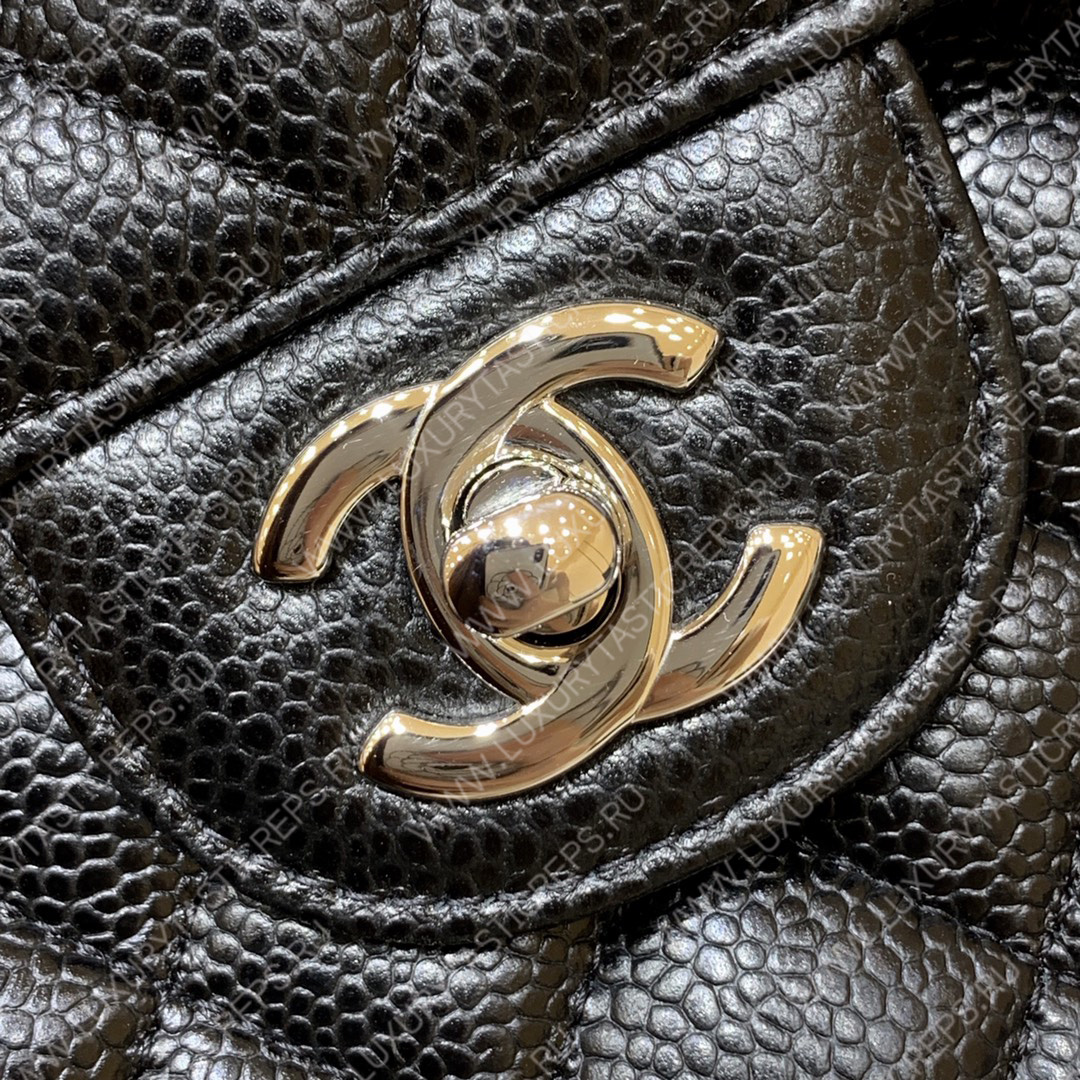 Ch*el small classic handbag bag black a01113