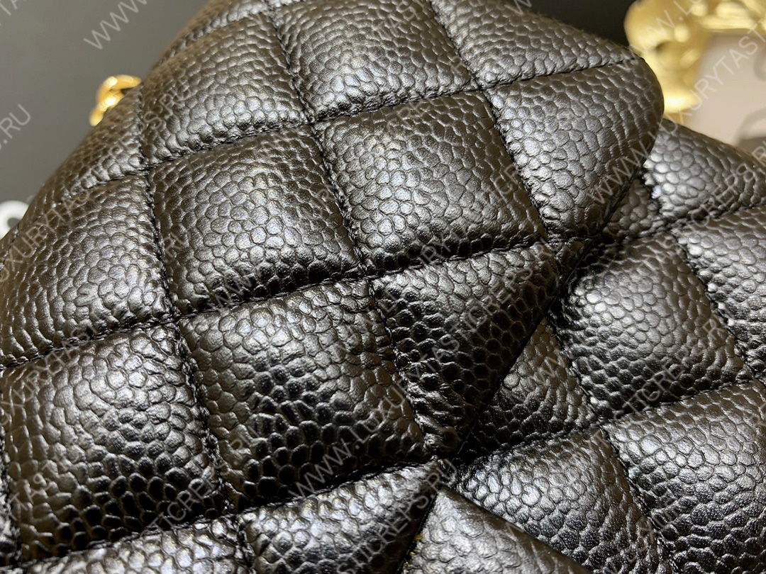 Ch*el classic flap bag black a01116