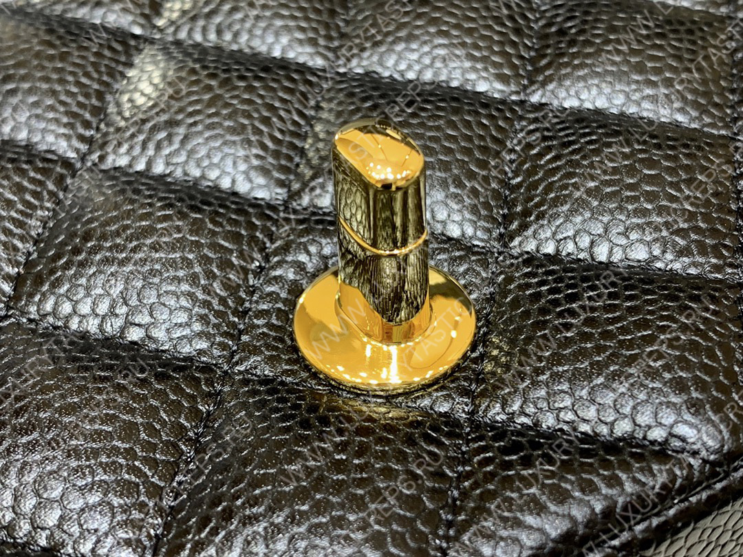 Ch*el classic flap bag black a01116