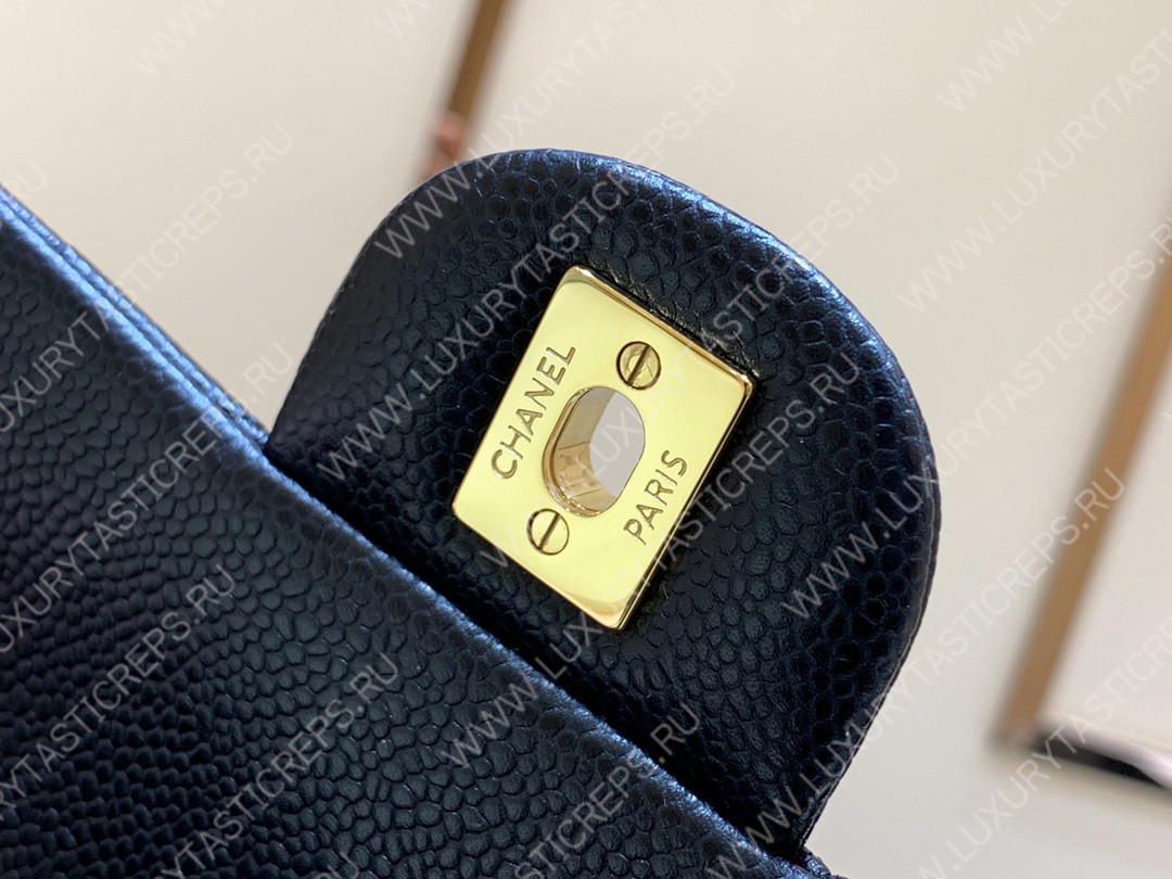 Ch*el classic flap bag black a01116