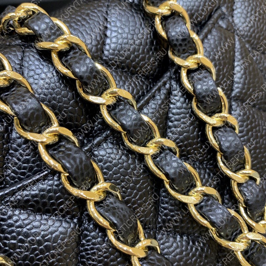 Ch*el classic flap bag black a01116