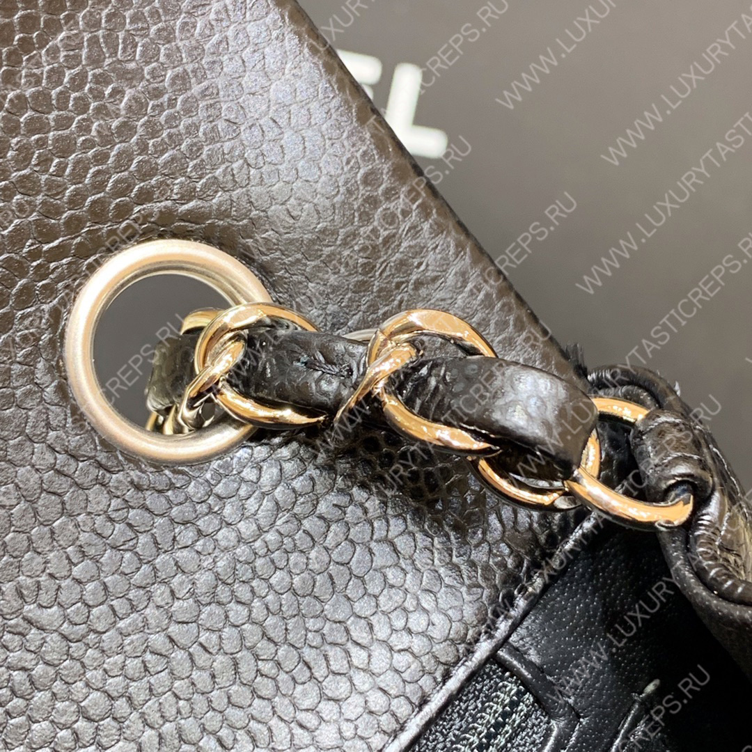 Ch*el classic flap bag black a01116