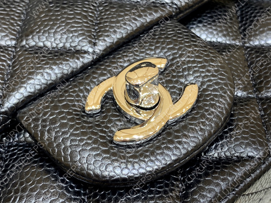 Ch*el classic flap bag black a01116