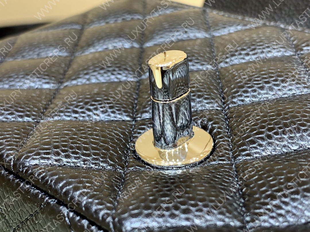 Ch*el classic flap bag black a01116