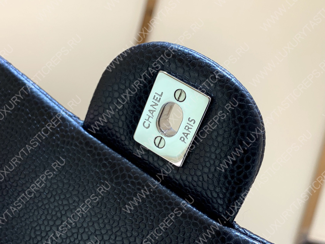 Ch*el classic flap bag black a01116