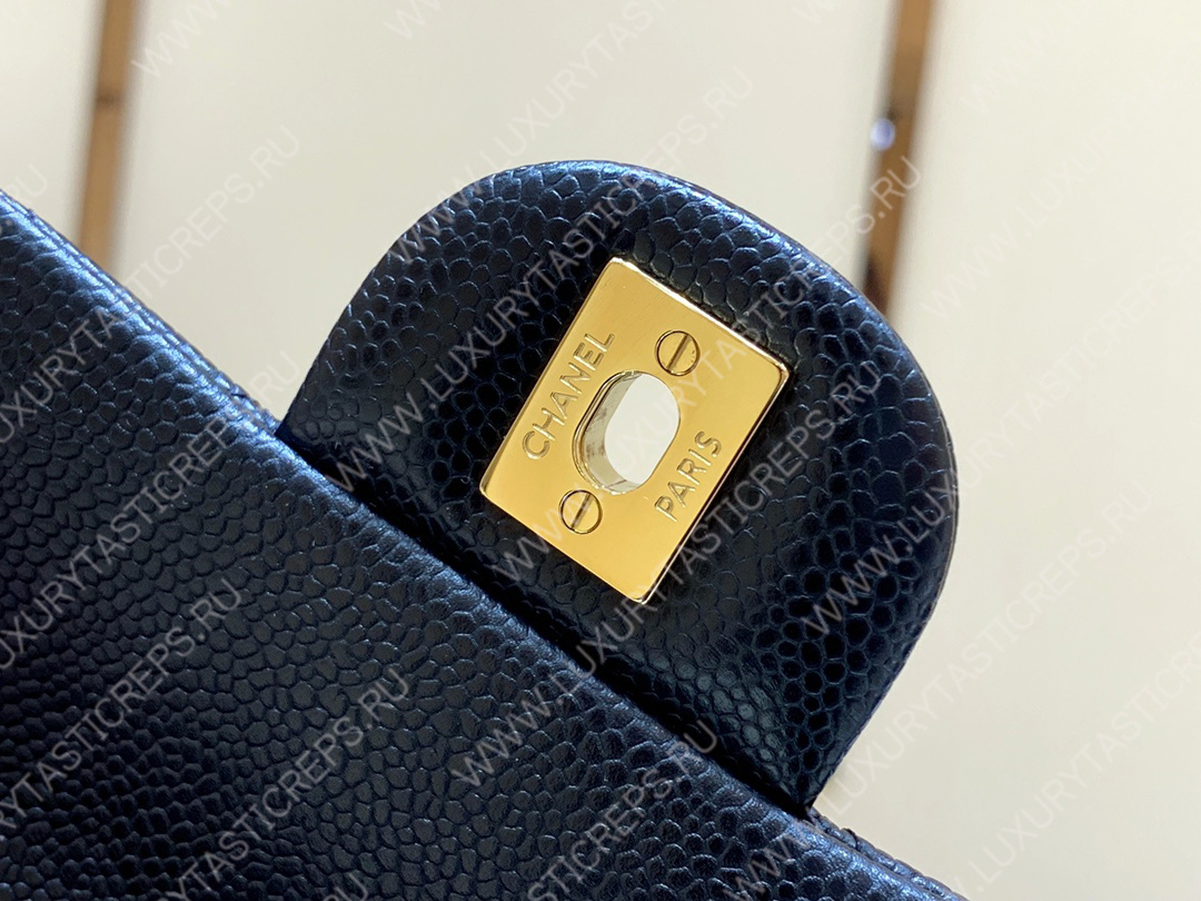 Ch*el classic flap bag black a01116