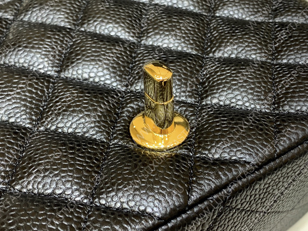 Ch*el classic flap bag black a01116