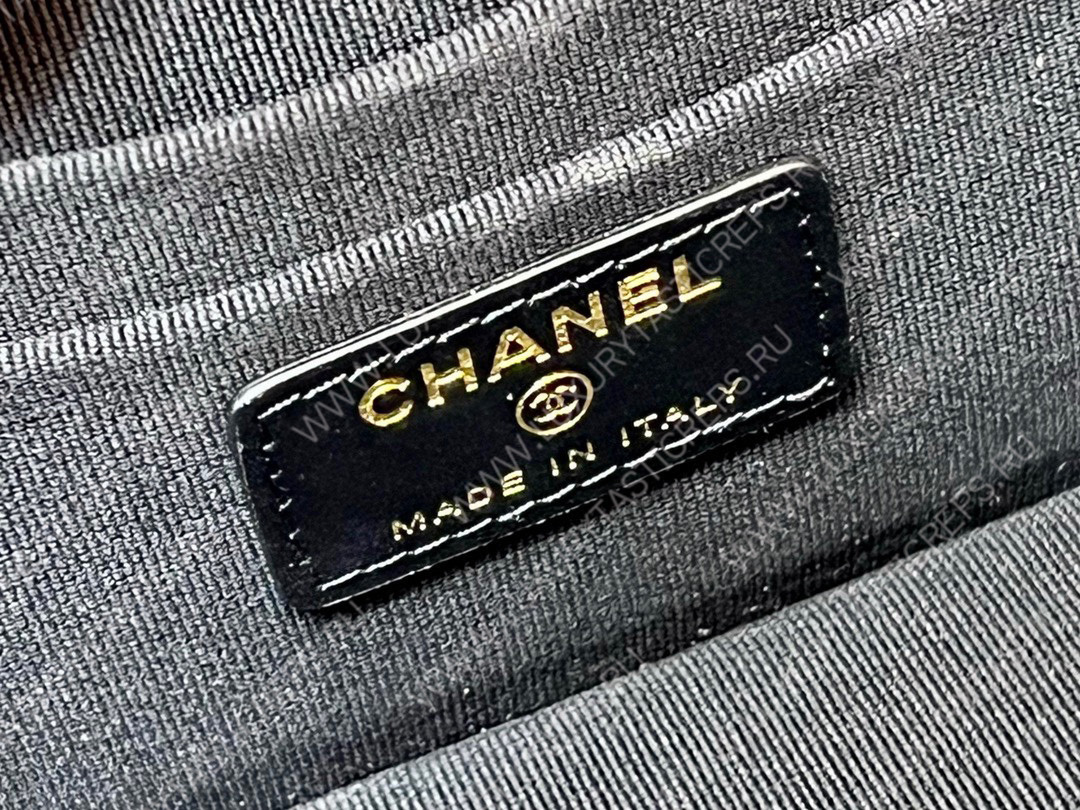 Ch*el hobo handbag black as3562