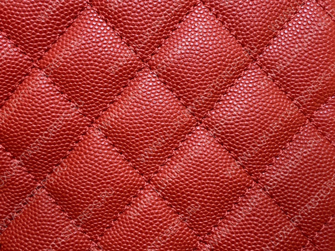 Ch*el coco handle bag red a92993