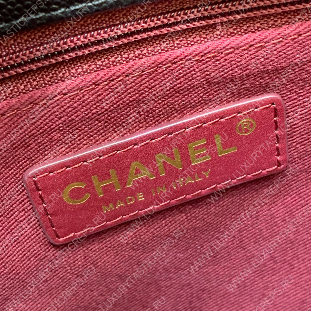 Ch*el coco handle bag black a92993