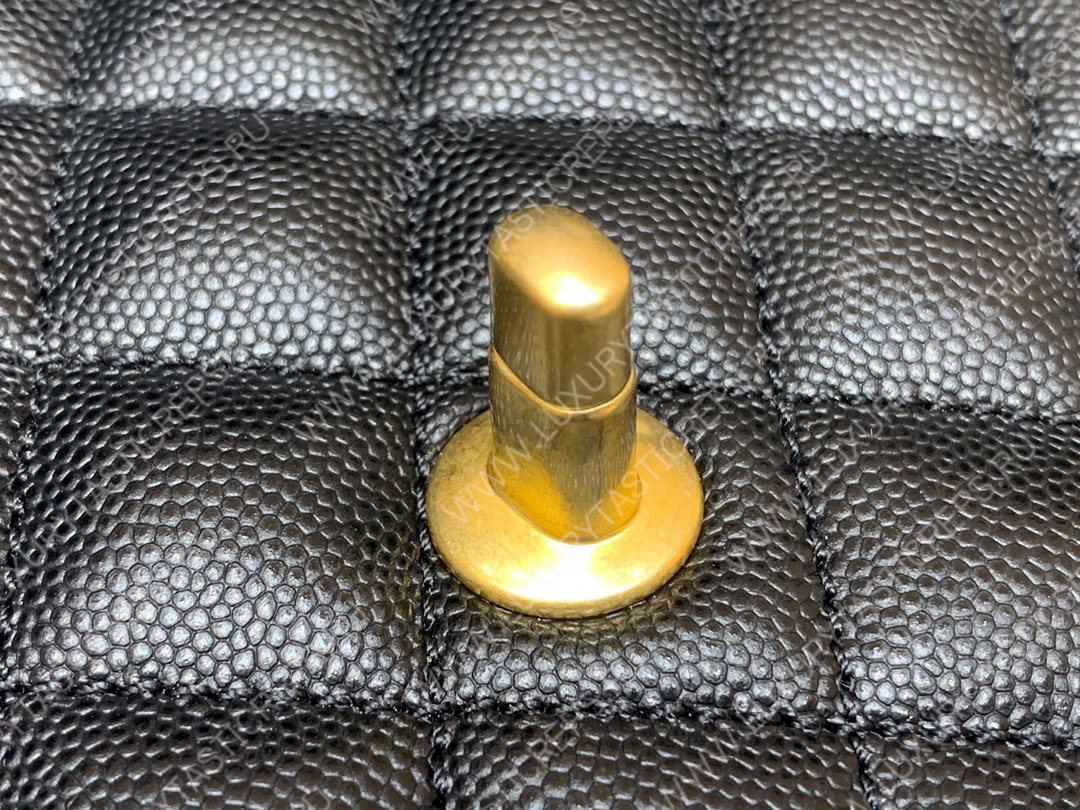 Ch*el coco handle bag black a92993