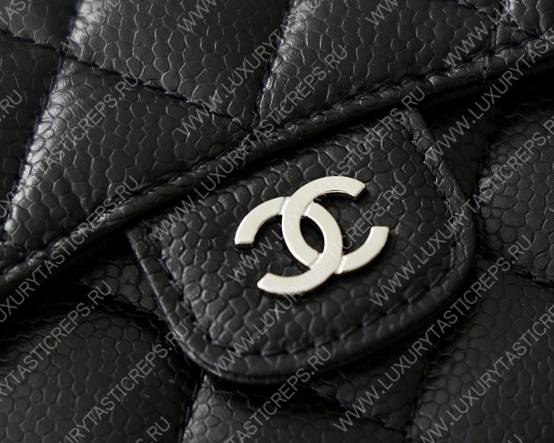 Ch*el classic wallet black ap0712