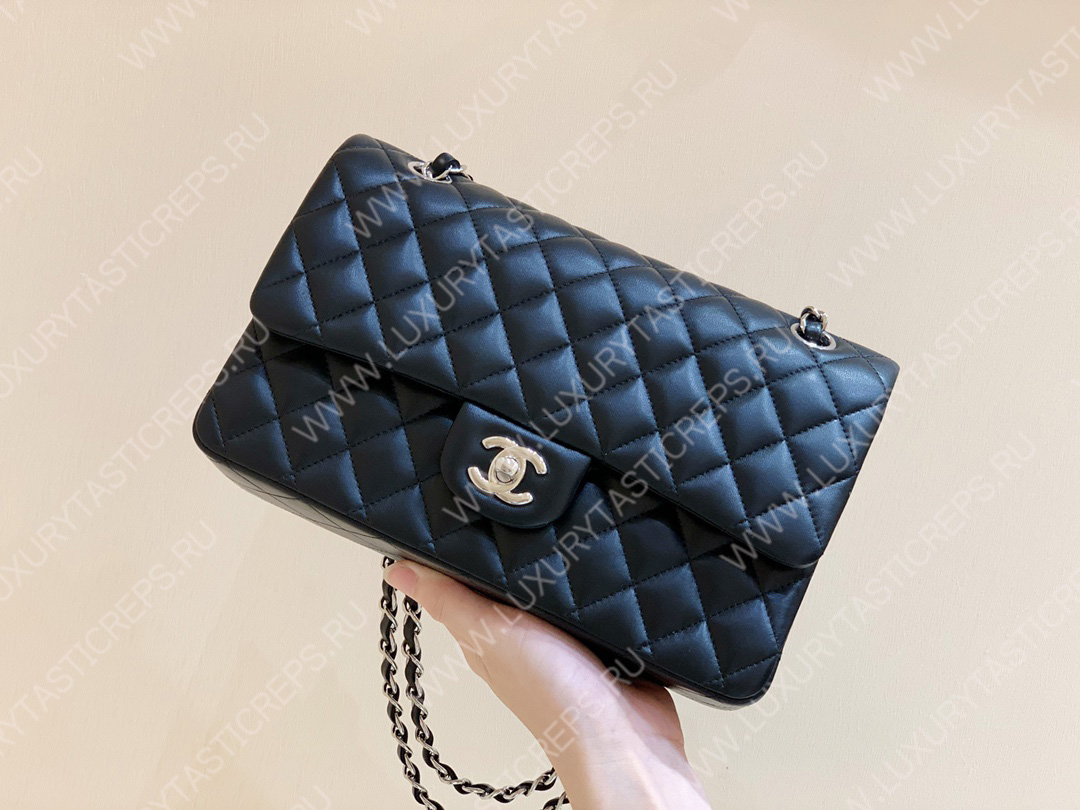 Ch*el classic handbag bag black a01112