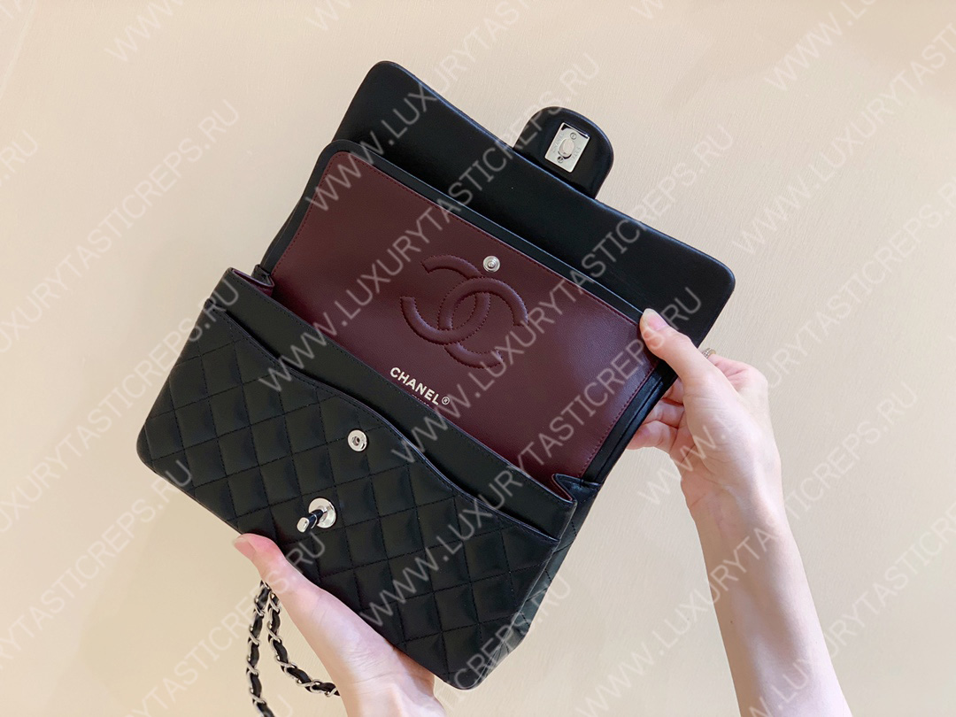 Ch*el classic handbag bag black a01112