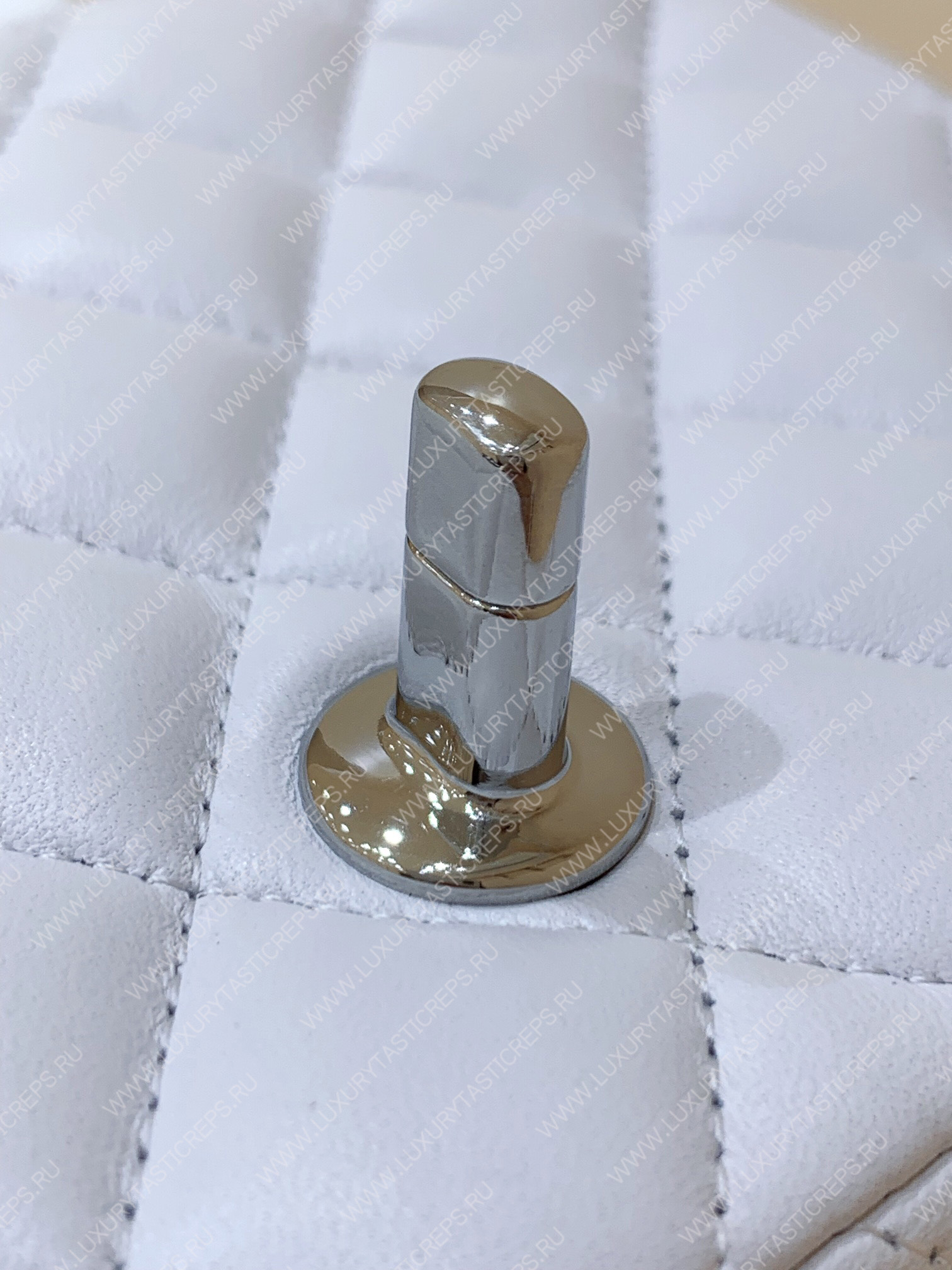 Ch*el mini classic flap bag white a01115