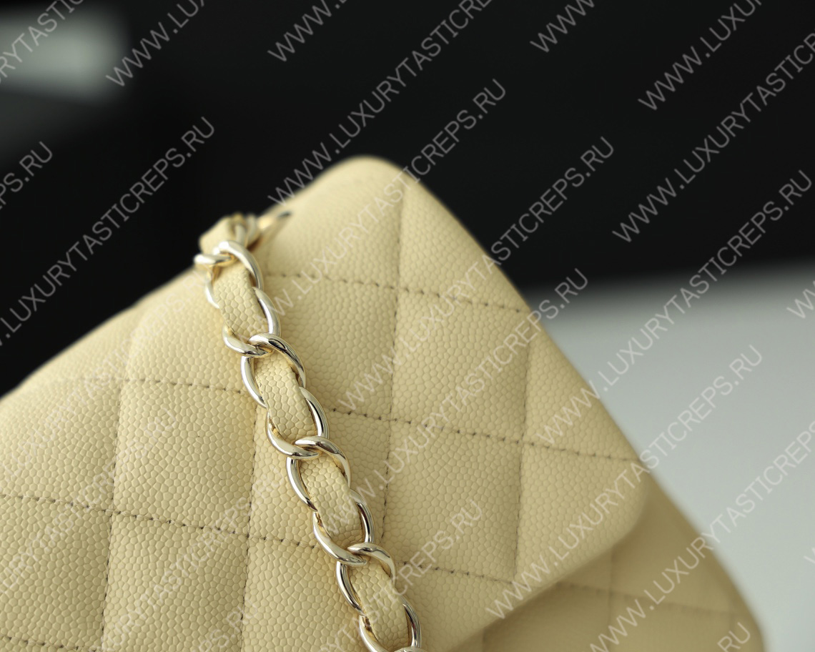 Ch*el mini classic flap bag yellow a01116