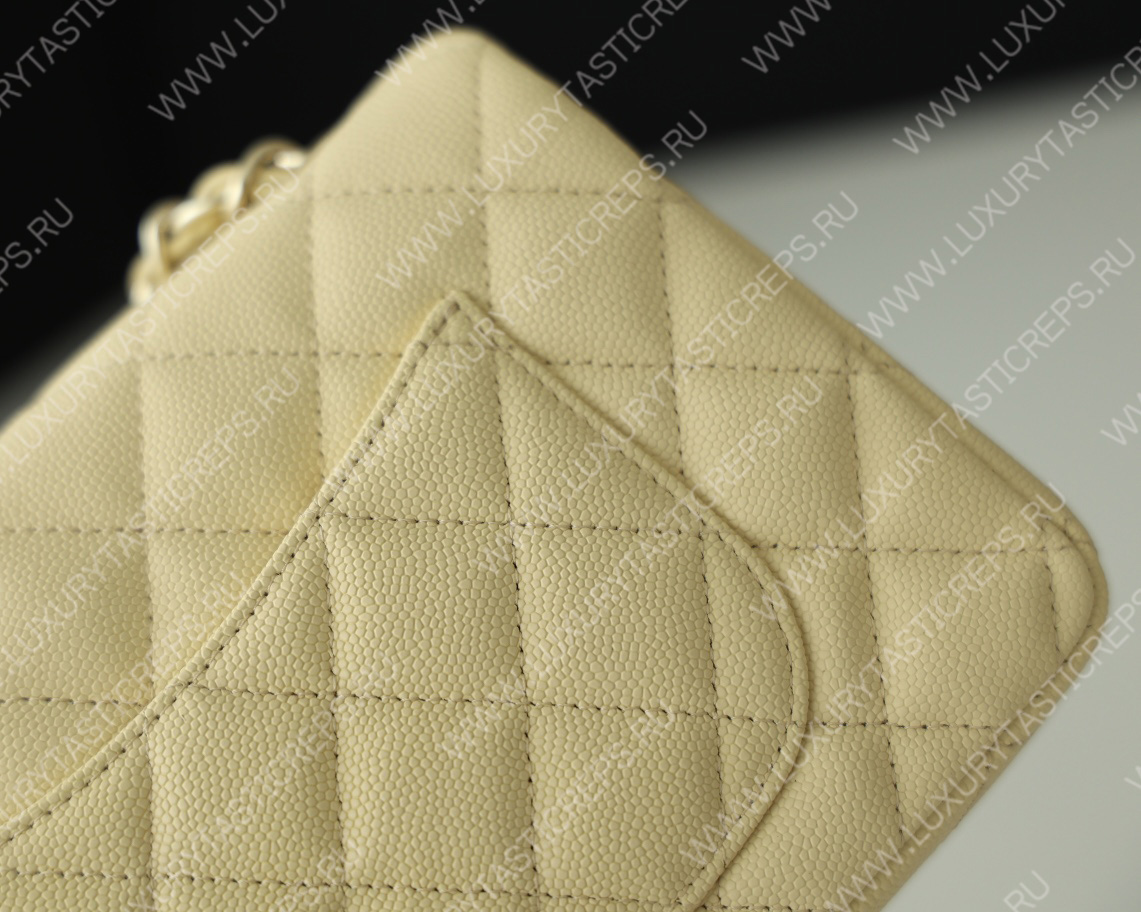 Ch*el mini classic flap bag yellow a01116