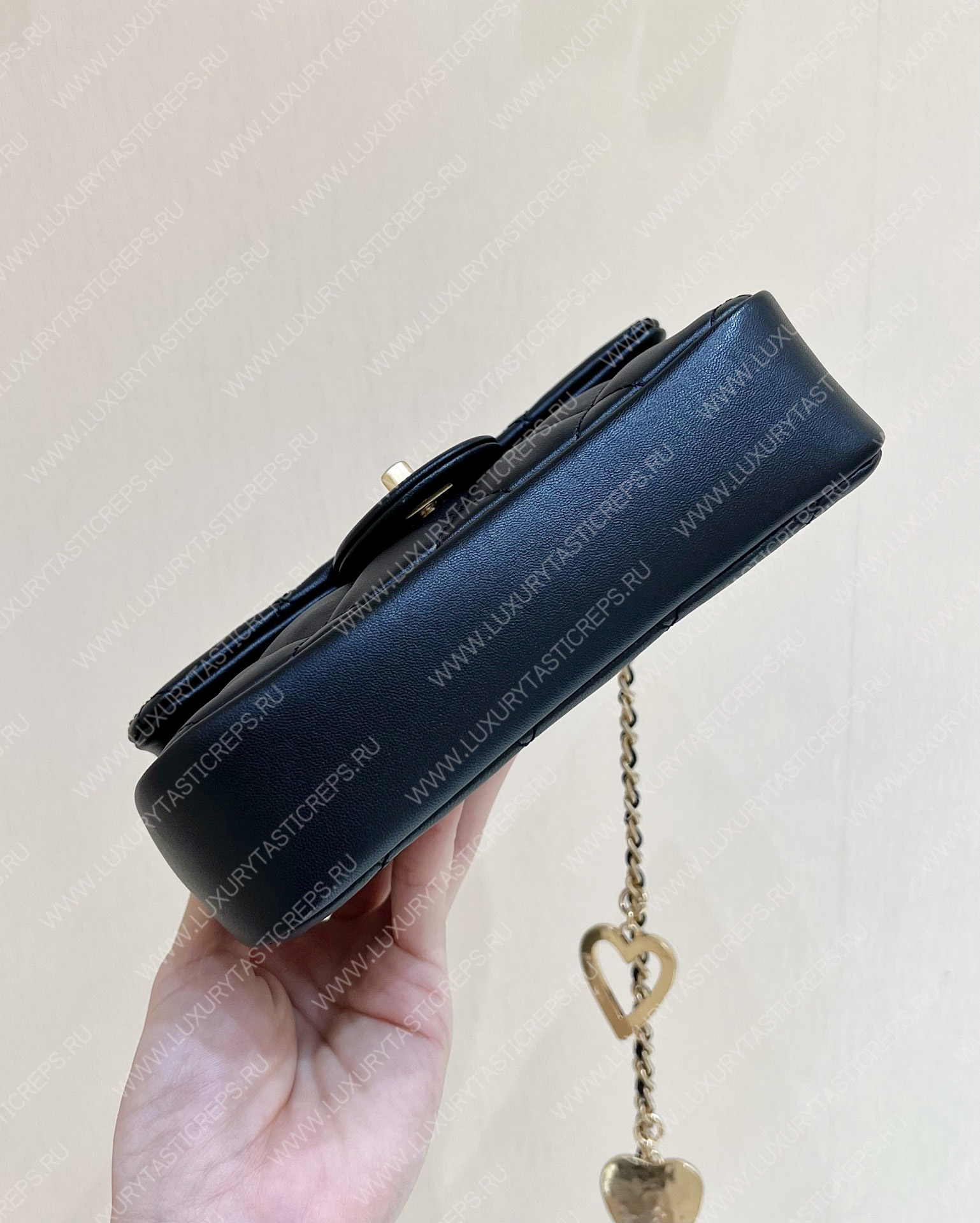 Ch*el mini flap bag black as3456