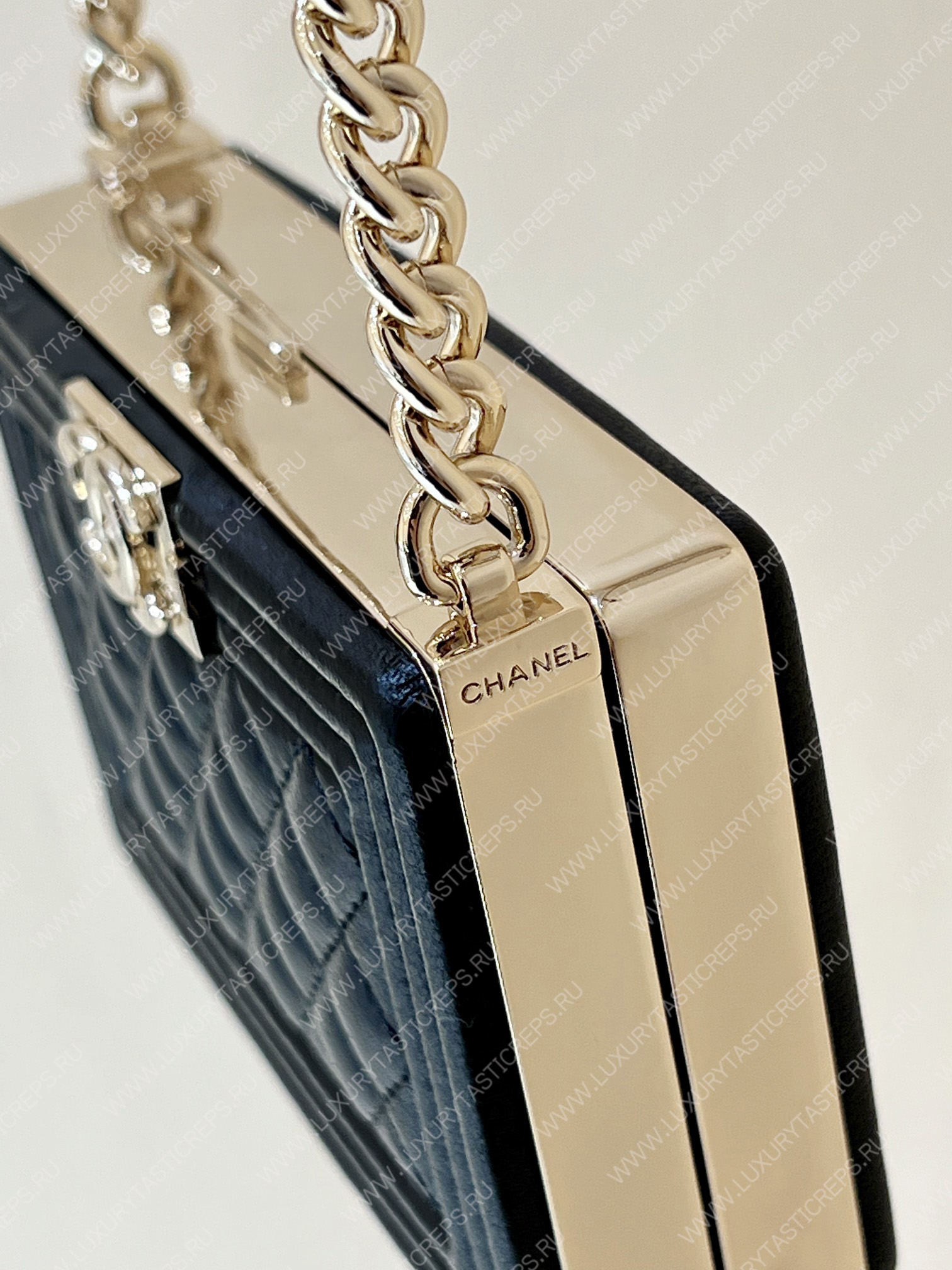 Ch*el mini boy bag black ap2884