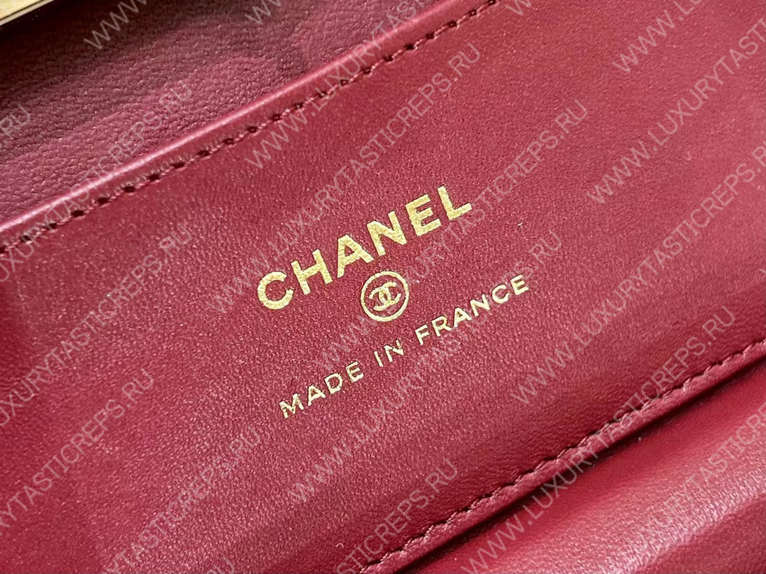 Ch*el mini boy bag red ap2884