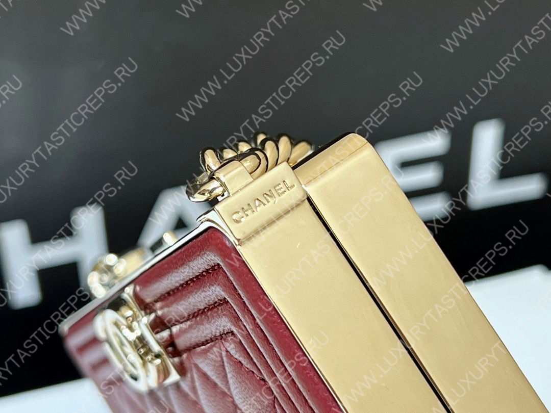 Ch*el mini boy bag red ap2884