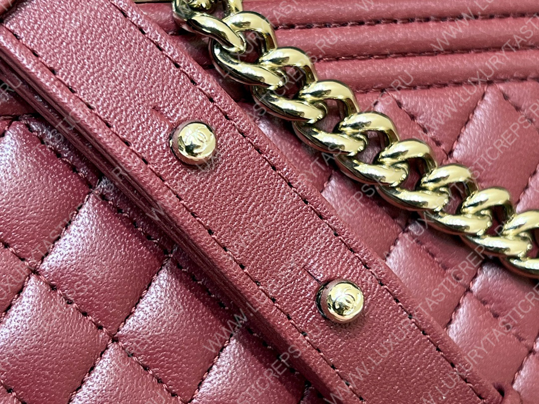 Ch*el mini boy bag red ap2884