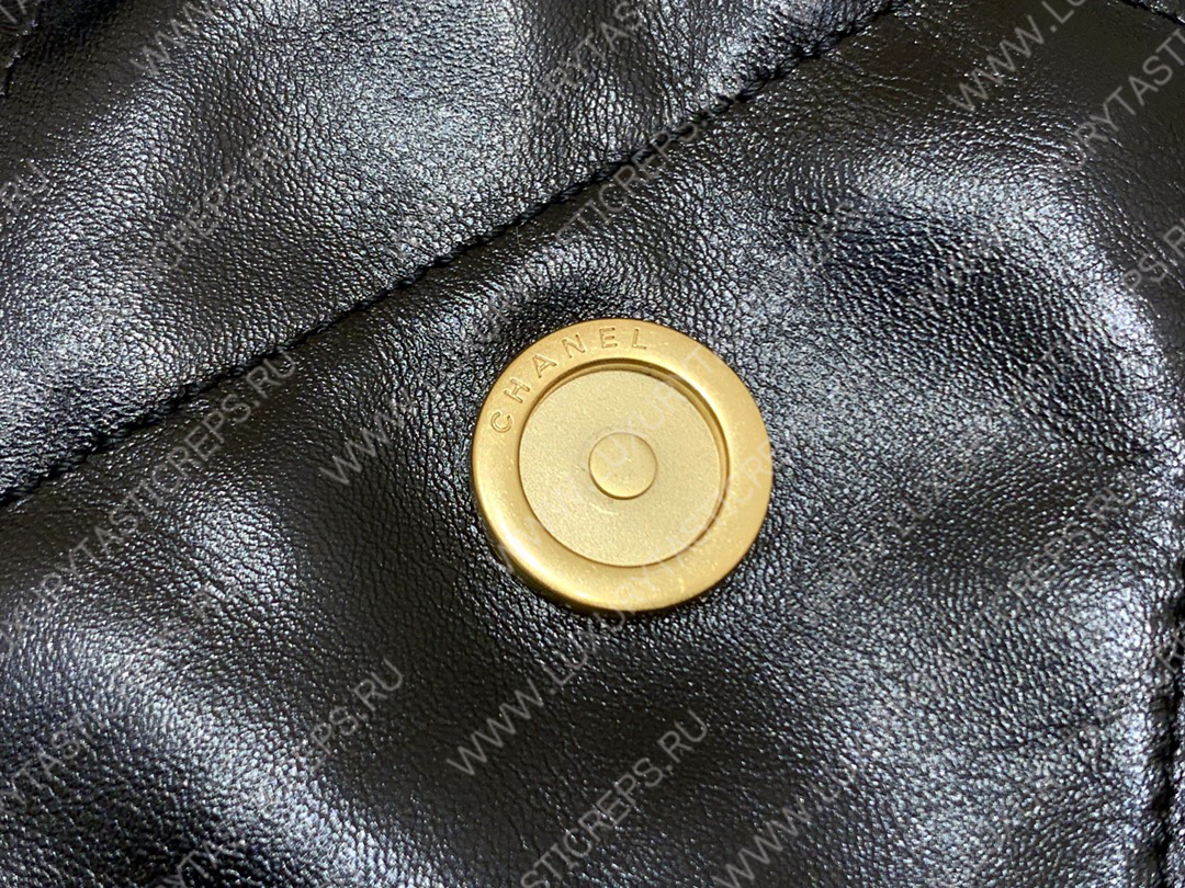 Ch*el 22 handbag black as3261